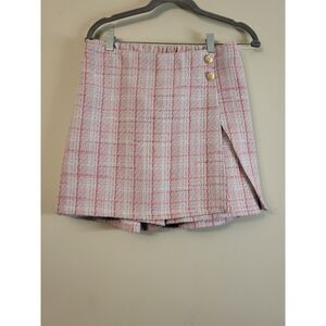 Taylor Tillman New York Olivia Tweed Business Casual Girly Clean Girl Skort Med.